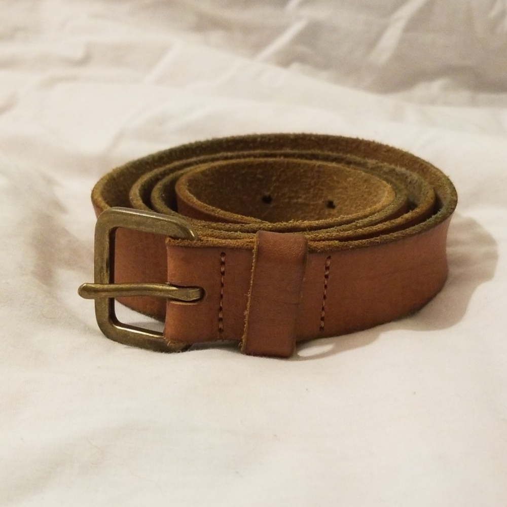 Leather Camel Belt